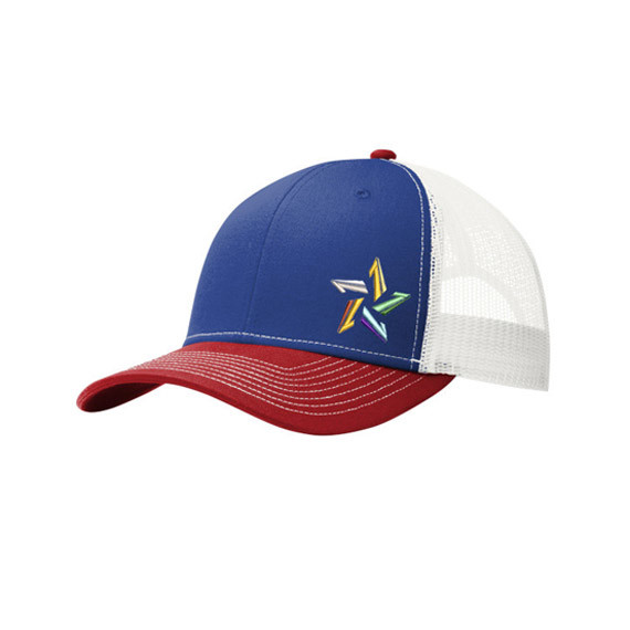 https://www.lonestarbadminton.com/products/c112-port-authority-snapback-trucker-cap