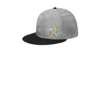 NE407 New Era Camo Flat Bill Snapback Cap