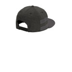 NE408 New Era Shadow Heather Striped Flat Bill Snapback Cap