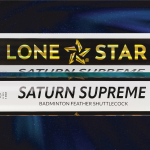 The LONE STAR Premium Feather Shuttlecocks - SATURN SUPREME