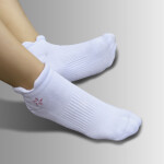 LONE STAR ULTRA-THICKNESS ANKLE SOCKS FOR MEN & WOMEN (WHITE/PINK)