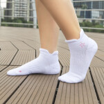 LONE STAR ULTRA-THICKNESS ANKLE SOCKS FOR MEN & WOMEN (WHITE/PINK)