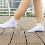 LONE STAR ULTRA-THICKNESS ANKLE SOCKS FOR MEN & WOMEN (WHITE/PINK)
