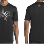 Unique Lone Star Logo Dry-fit Men T-shirts (Black)