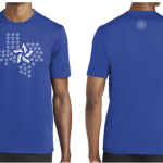 Unique Lone Star Logo Dry-fit Men T-shirts (True Royal)