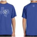 Unique Lone Star Logo Dry-fit Youth T-shirts (True Royal)