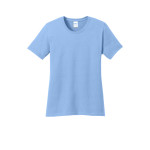 LPC54 Port & Company Ladies Core Cotton Tee Edition Blue Green