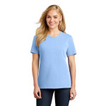 LPC54 Port & Company Ladies Core Cotton Tee Edition Blue Green