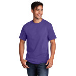 PC54 Port & Company Core Cotton Tee Edition Navy and Purple