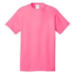 PC54 Port & Company Core Cotton Tee Edition Pink